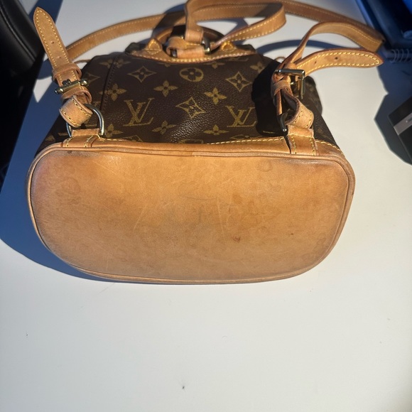 LOUIS VUITTON MINI MONTSOURIS BACKPACK HAND BAG - Picture 9 of 9